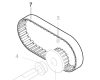 Antriebsriemen 27040-04-07 für Proxxon Hobel DH 40