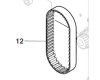 Antriebsriemen 27040-07-12 für Proxxon Hobel DH 40