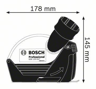 Bosch Staubabsaugung GDE 125 EA-T