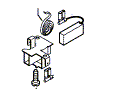 Bosch Kohlebürstenhalterset 1617000392