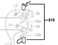 Bosch Kohlebürstensatz 1617014142