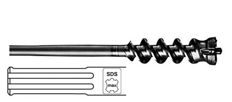 Bosch SDS-max-9 1618596461 Break 1618596462 Durchbruchbohrer Through 80mm