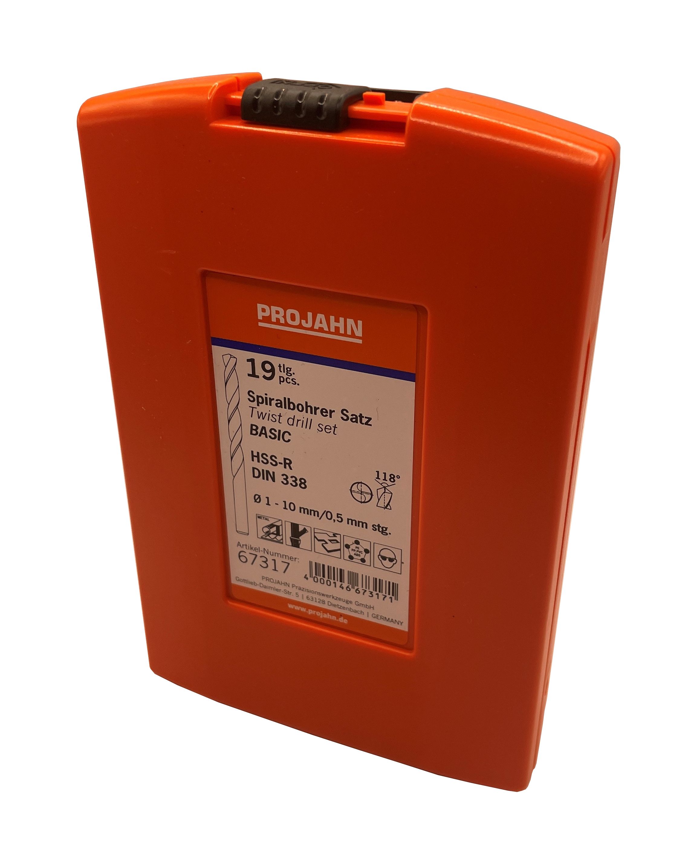 PROJAHN Spiralbohrer Basic HSS-R DIN338 Set