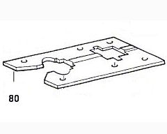Bosch Einlage Nr. 2 601 099 029 für Sägeschuh Nr. 2 608 000 073