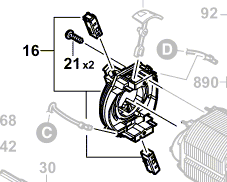 Bosch Bürstenplatte 2604337059