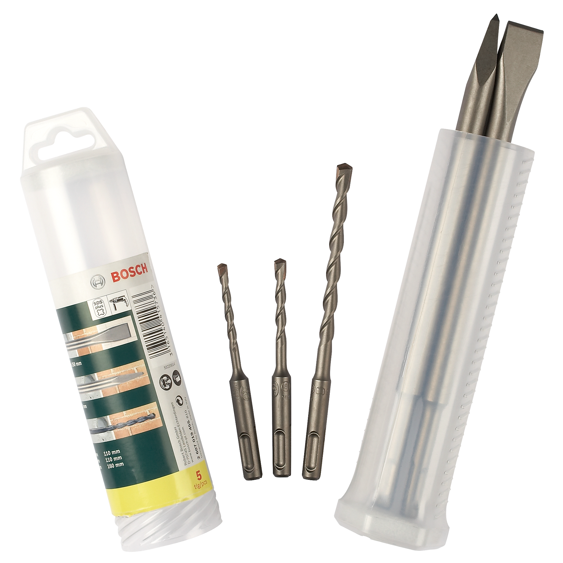 Bosch Meißel und Bohrer Set 5tlg.