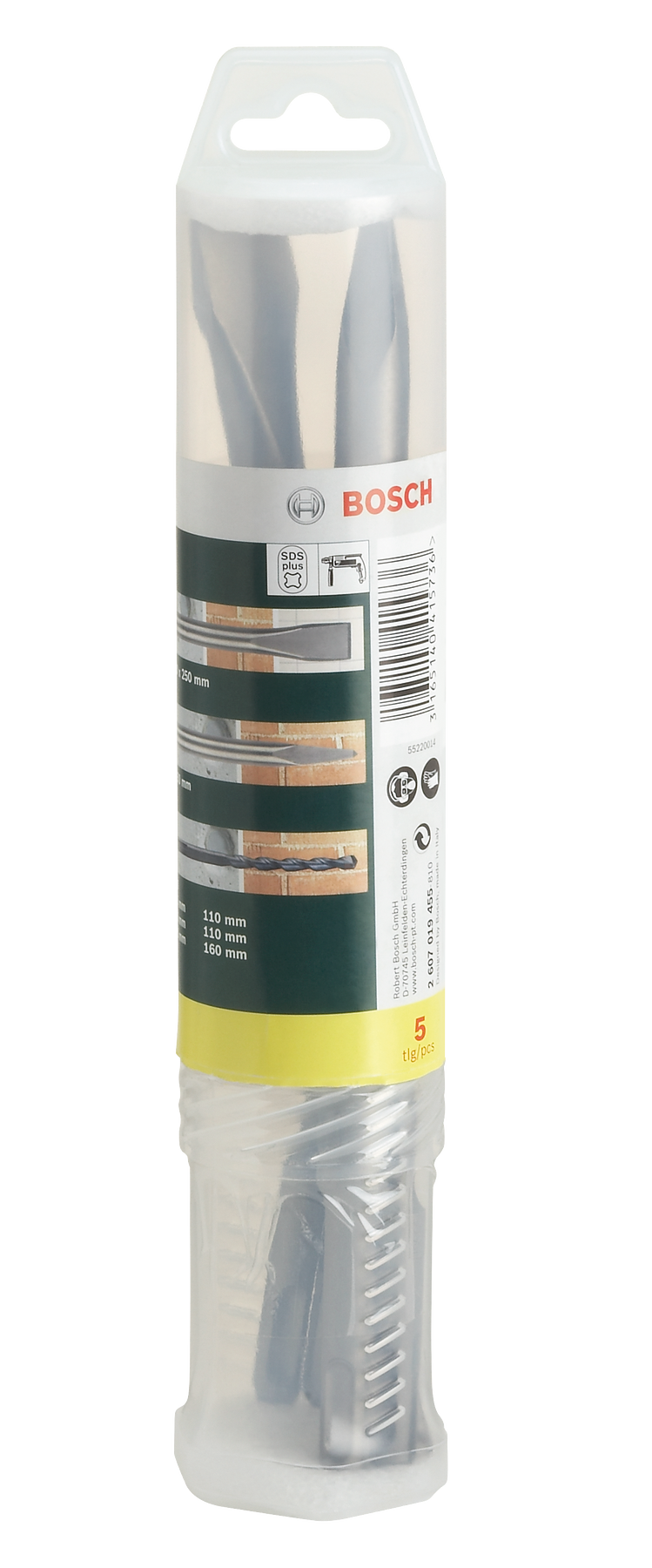 Bosch Meißel und Bohrer Set 5tlg.
