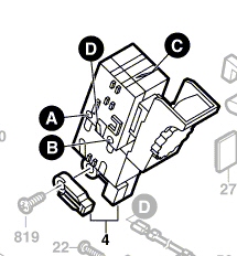 Bosch Ersatzschalter 2607200556