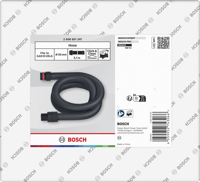Bosch Saugschlauch Ø35 mm, 3,1 m