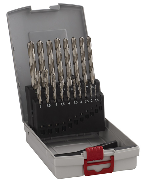 Bosch Metallbohrerset HSS-G 1,0 mm - 10,0 mm