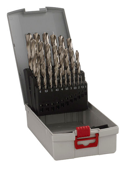 Bosch 25-teiliges Bohrerset HSS-G 1,0 mm - 13,0 mm