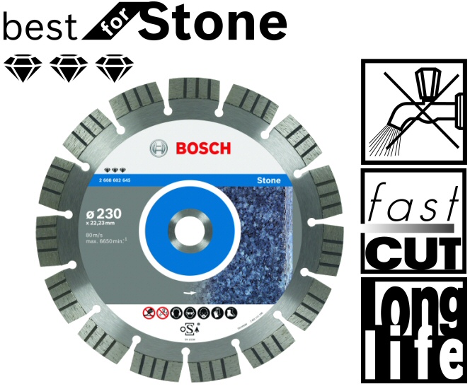 Bosch Diamanttrennscheiben Best for Stone