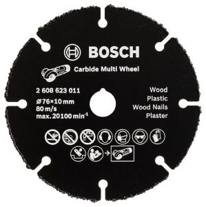 Bosch Trennscheibe Carbide Multi Wheel 76 mm