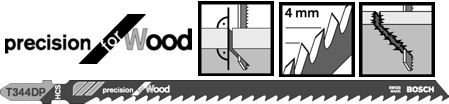 Bosch Stichsägeblatt T 344 DP