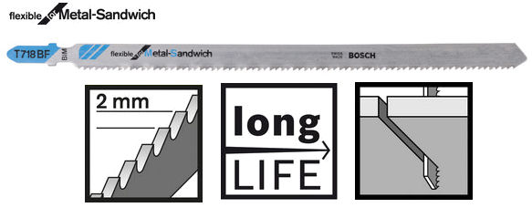 Bosch Stichsägeblatt T 718 BF