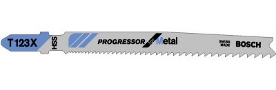 Bosch Stichsägeblatt T 123 X Progressor für Metall