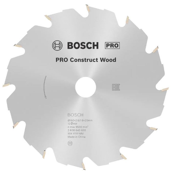 Bosch PRO Construct Wood Kreissägeblatt