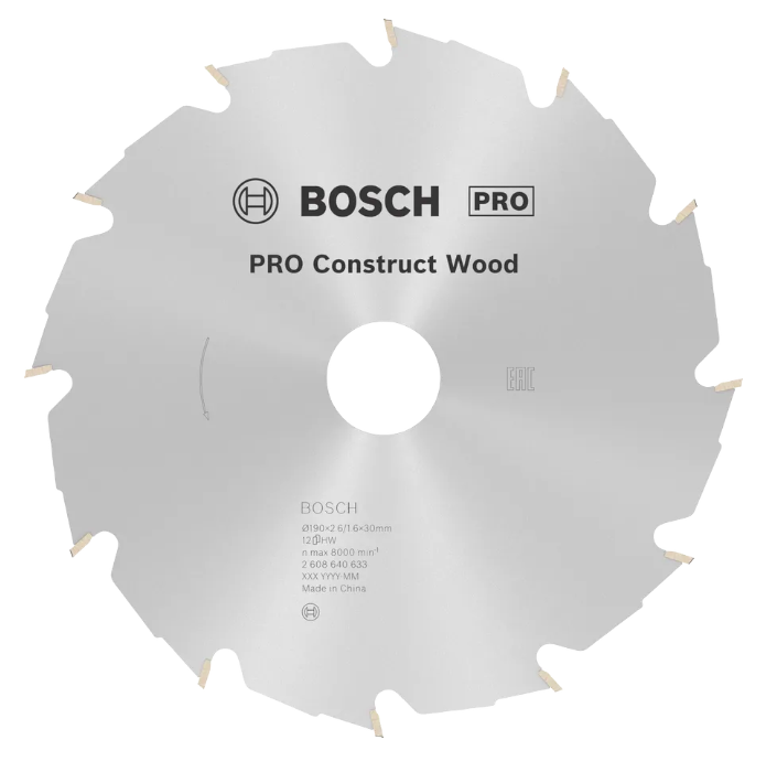 Bosch PRO Construct Wood Kreissägeblatt
