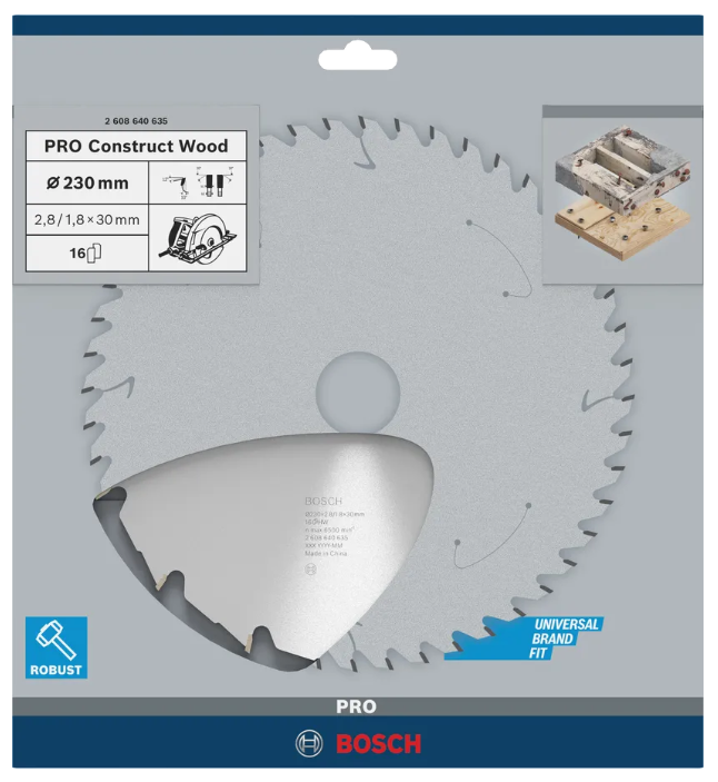 Bosch PRO Construct Wood Kreissägeblatt