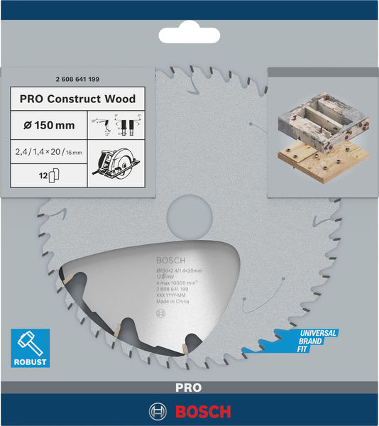 Bosch PRO Construct Wood Kreissägeblatt