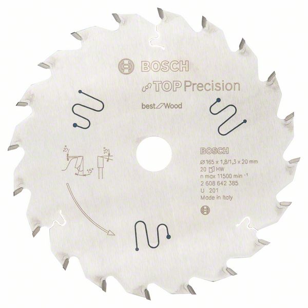 Bosch Kreissägeblatt Top Precision 2608642385