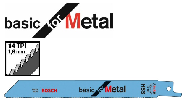 Säbelsägeblätter S 918 B