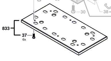 Bosch Schleifplatte 2609005229 für PSS 280 A