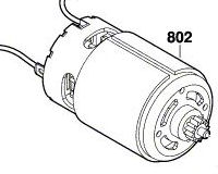 Bosch Elektromotor Nr. 2 609 005 260 für Schrauber PSR 10,8 LI