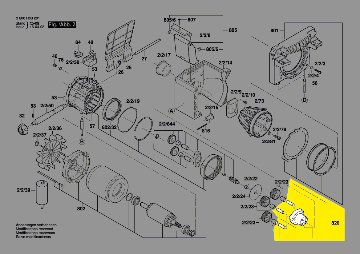 Bosch Ersatzwelle 2609006274