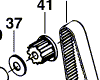 Bosch Riemenrad für Bandschleifer PBS 7 A / AE