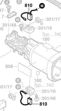 Bosch Kohlebürstensatz 3607014010