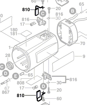 Bosch Kohlebürstensatz 3607014012