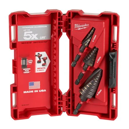 Milwaukee Shockwave Step Drill Set 48899266