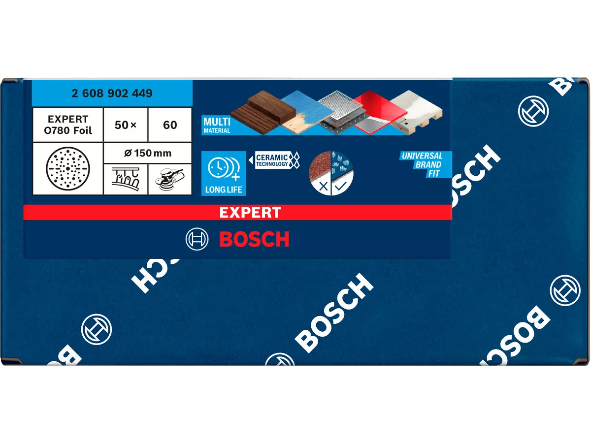 Bosch EXPERT 0780 Schleiffolien 125mm