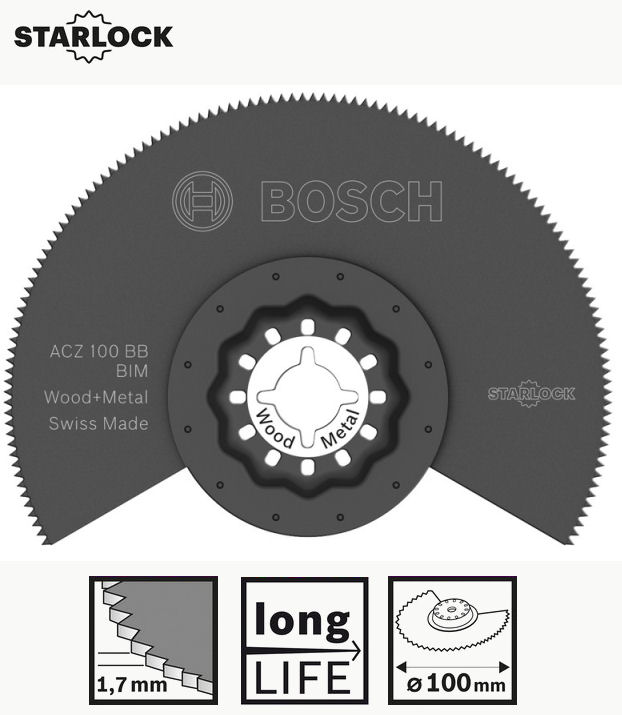 Bosch Starlock Segmentsägeblatt ACZ 100 BB