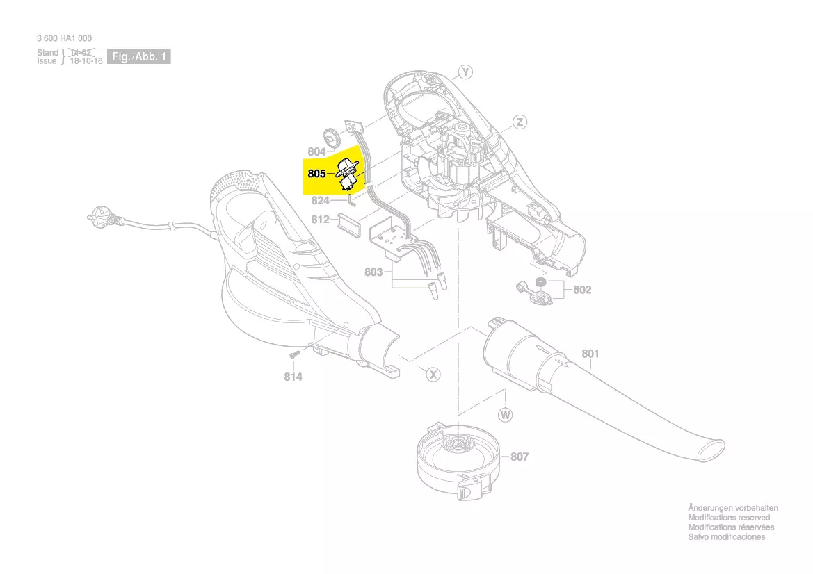 Bosch Schalter F016F04181