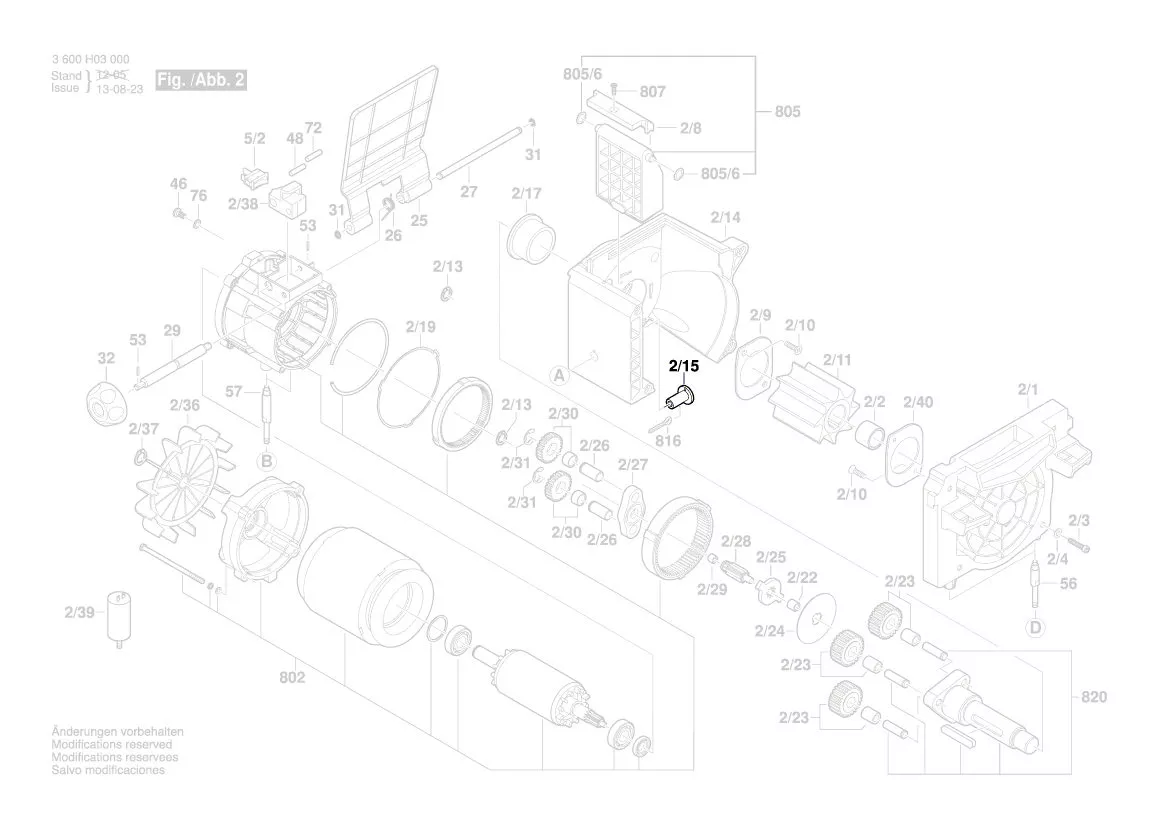 Bosch Einsatz 2609003834