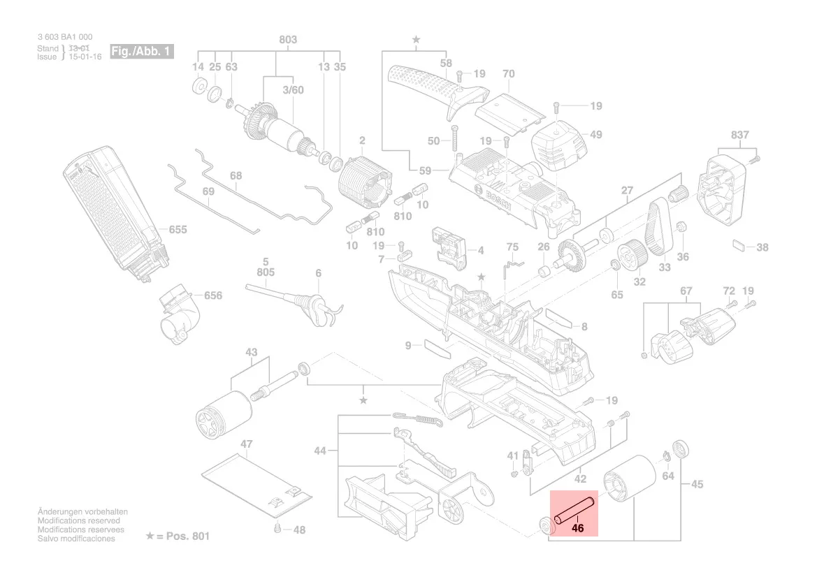 Bosch Achse 1619X06360