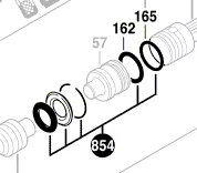 Bosch Anschlagscheiben 1617000461