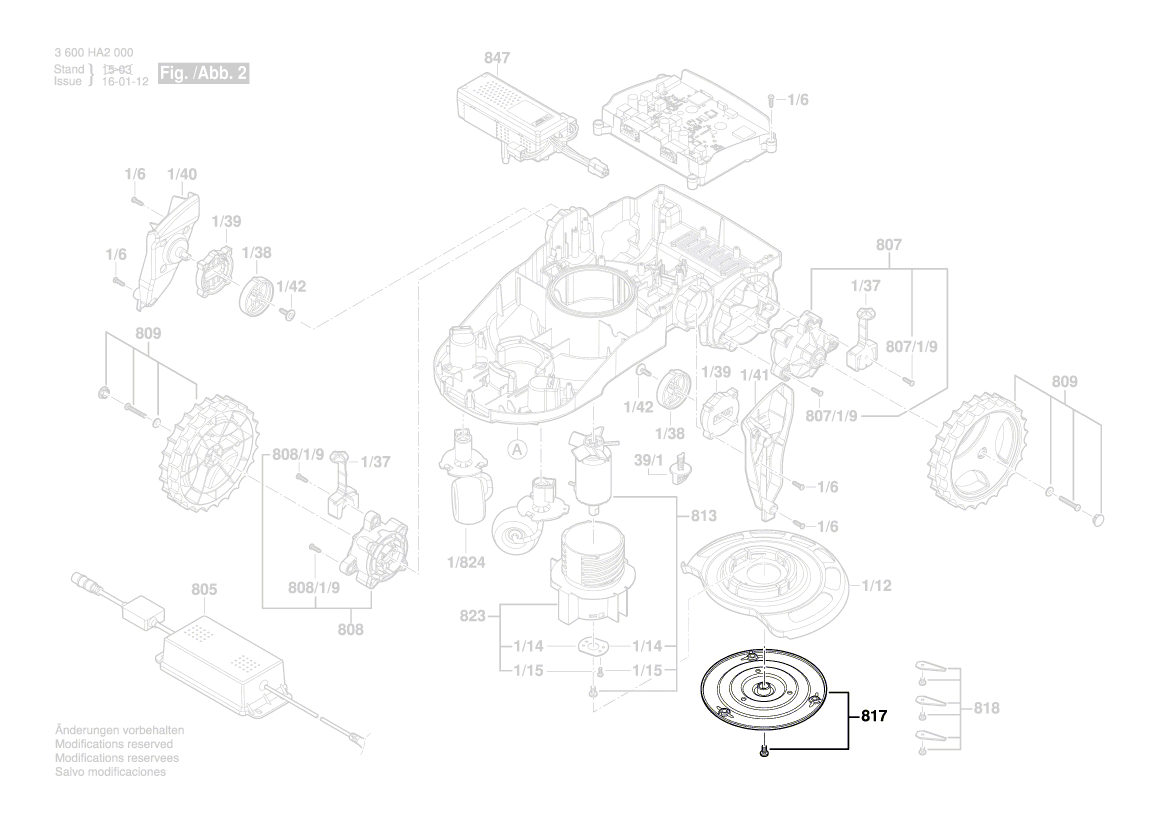 Bosch Ersatzaufnahmeteller F016104259