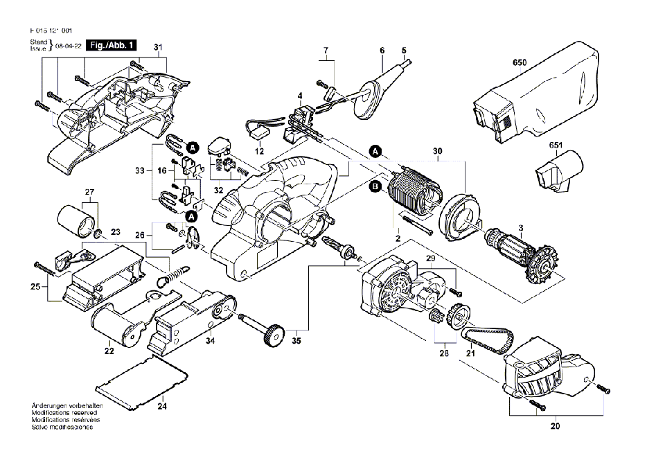 Kohlebürstensatz für Skil Bandschleifer 1210