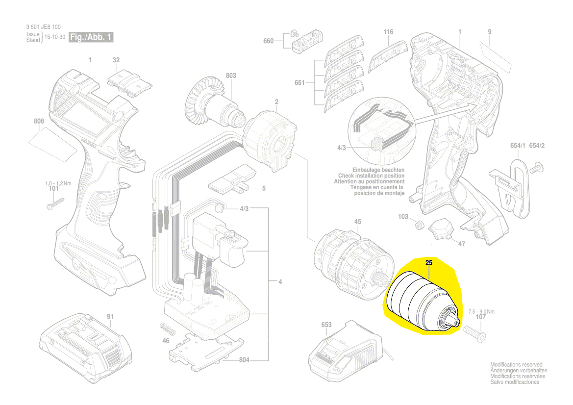 Bosch Schnellspannbohrfutter 2 609 111 944