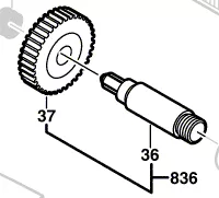 Bosch Bohrspindel 2 606 135 935