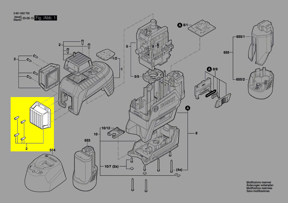 Bosch Schutzkappe 1 600 A00 RM8 für GLL 3-80 CG