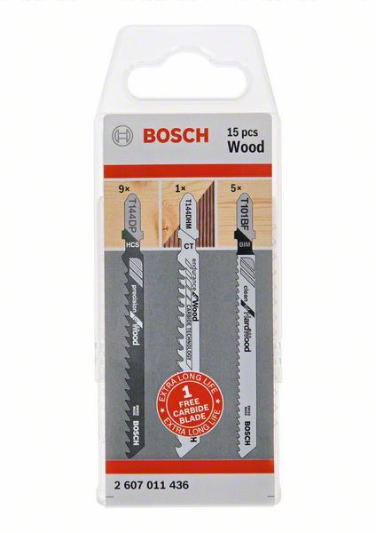 Bosch Stichsägeblattset Holz