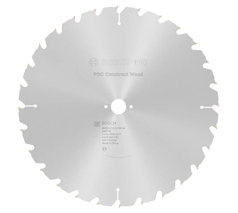 Bosch PRO Tischkreissägeblatt Construct Wood 400 x 30mm
