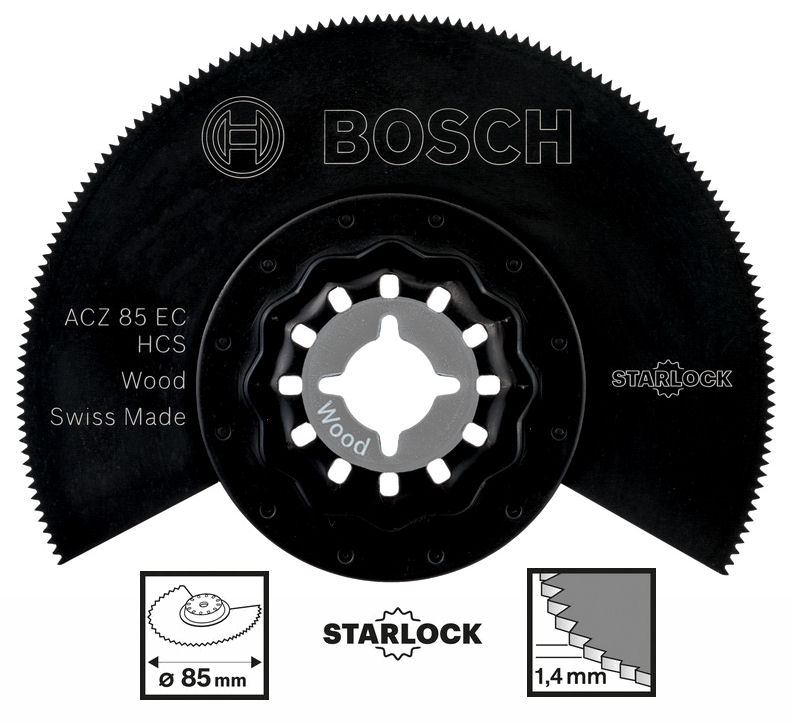 Bosch Starlock Segmentsägeblatt ACZ 85 EC