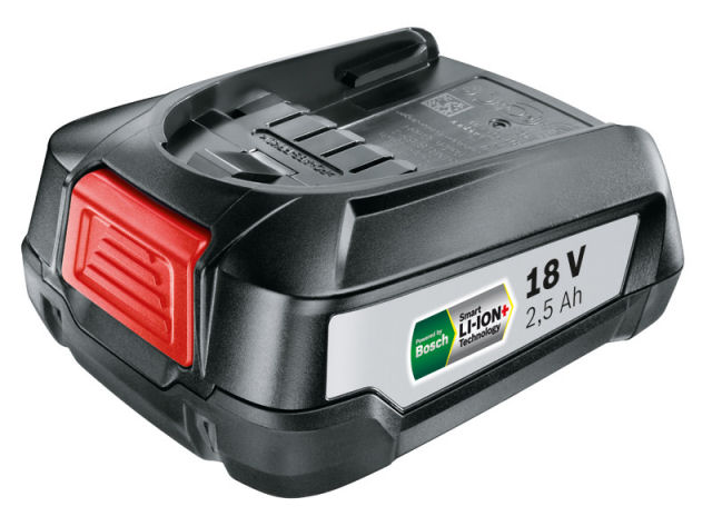 Bosch Lithium-Ionen-Akkupack PBA 18 V / 2,5 Ah