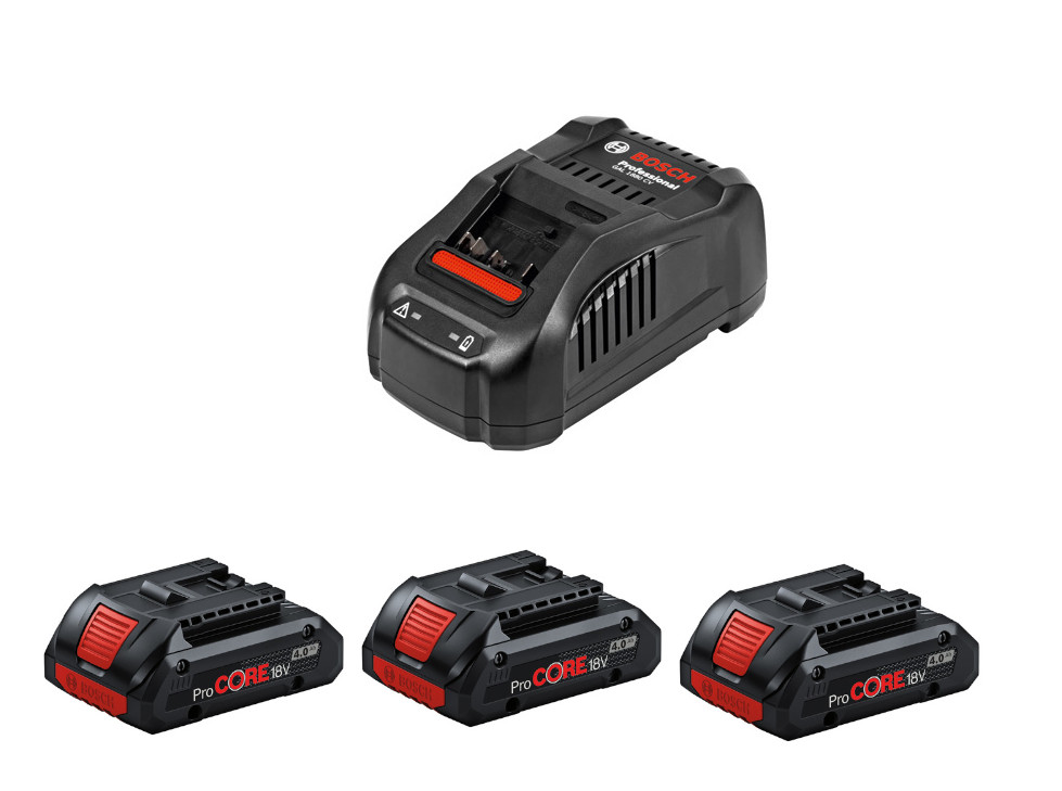 Bosch Basisset GAL 1880 CV - 3x 4Ah PROcore