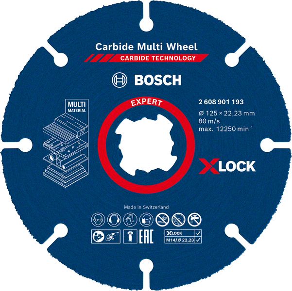 EXPERT X-Lock Carbide Multi Wheel Trennscheibe 125 mm